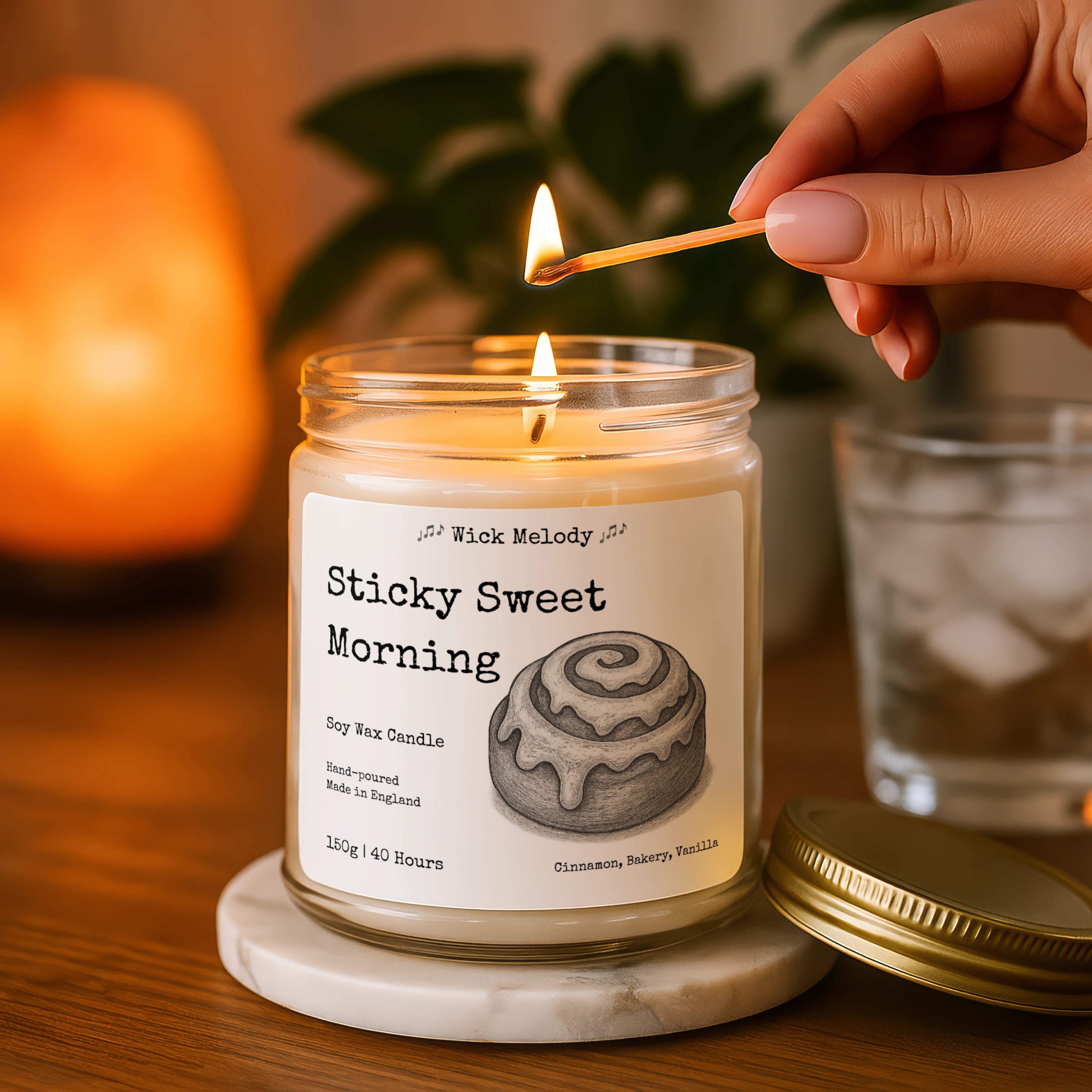 Sticky Sweet Morning – Cinnamon Bun Soy Candle