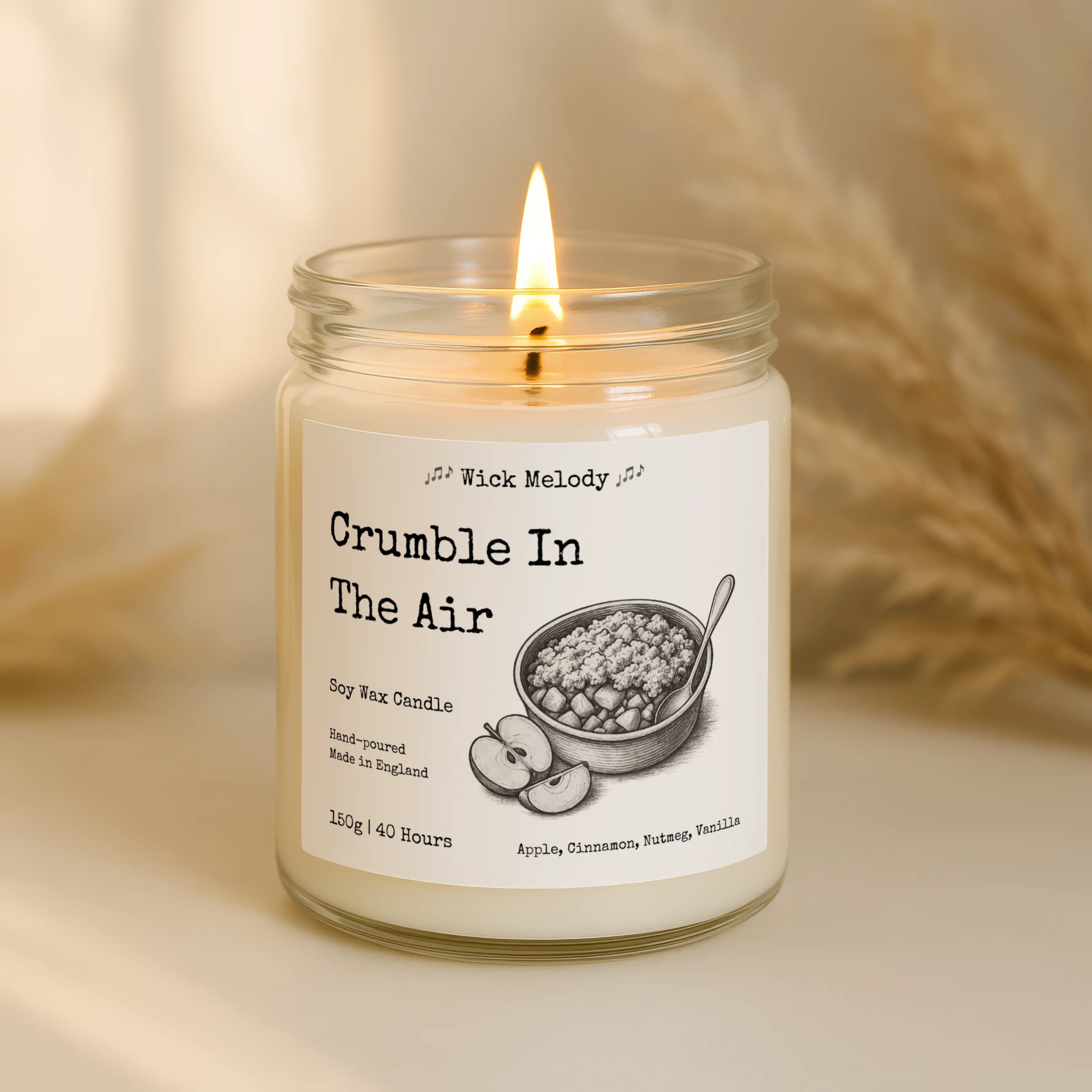 Crumble In The Air – Apple Crumble Soy Candle